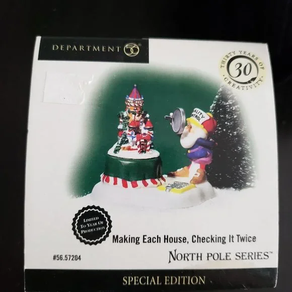 Dept 56 Making Each House, Checking It Twice - Picture 6 of 8